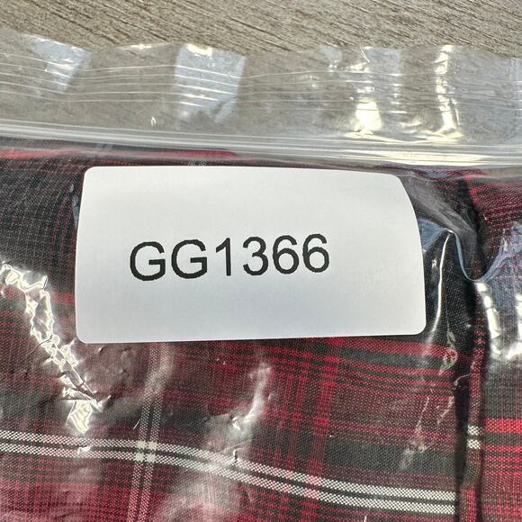 Kuhl Response Eluxur Long Sleeve Button Down Plaid Shirt Red Black Large - Picture 13 of 13